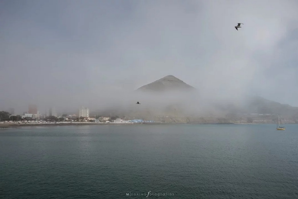 Jueves muy frío en Comodoro neblina por la mañana y lluvias aisladas