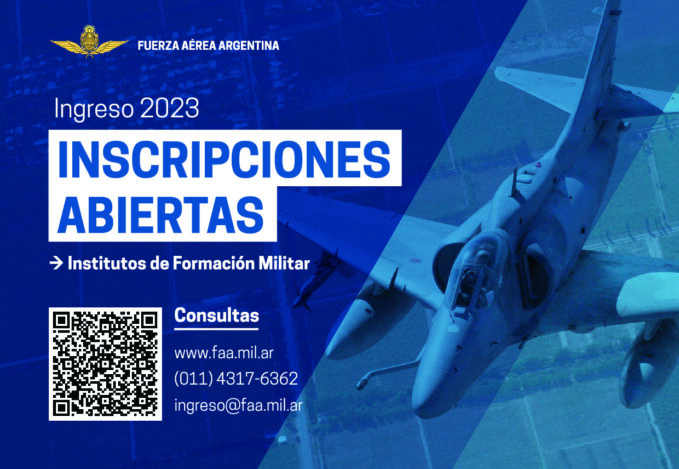 Abrieron inscripciones para la carrera militar 2023 en la Fuerza